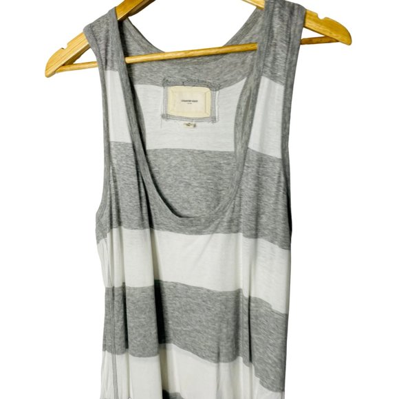 Country Road Size XL Grey White Block Sleeveless Racerback Casual Wear Dress - Picture 7 of 9